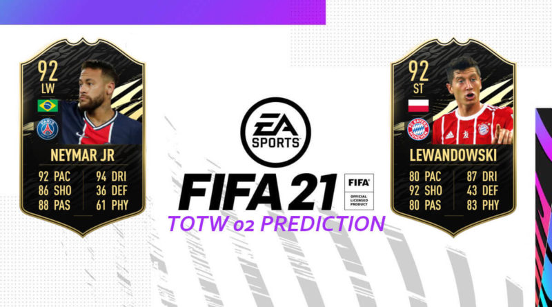 FIFA 21: Team of the Week 02 prediction