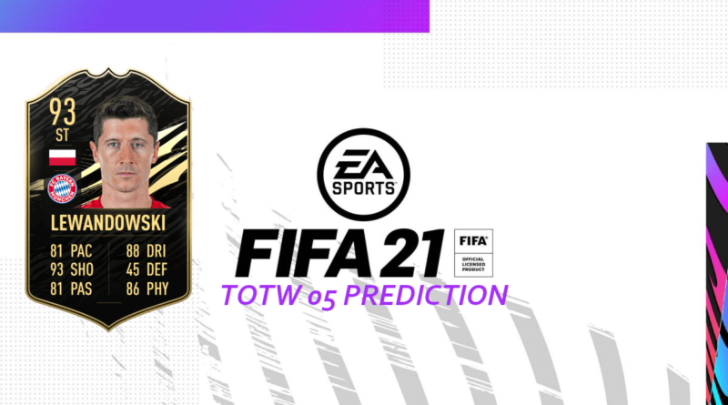 FIFA 21: Team of the Week 05 prediction