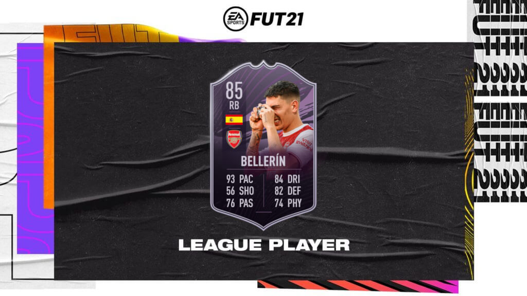 FIFA 21: Bellerin league player obiettivo
