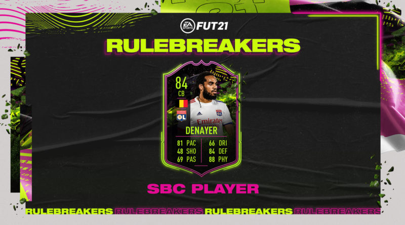 FIFA 21: Denayer RuleBreaker SBC