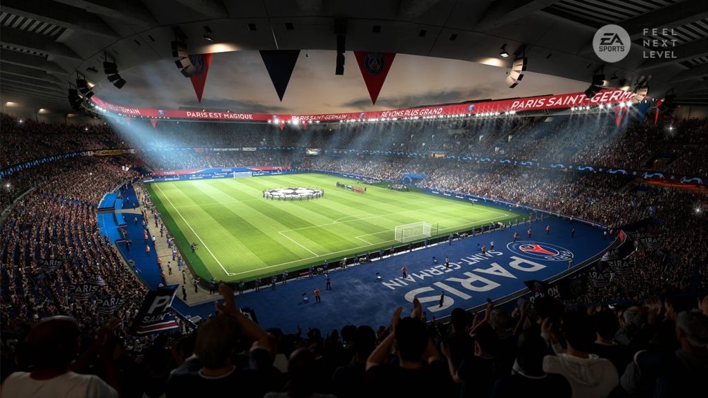 FIFA 21: screenshots stadio PSG PS5 e XBOX Serie X