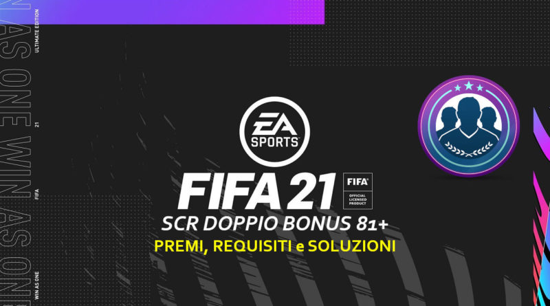 FIFA 21: sfida creazione rosa aggiornamento doppio bonus 81+