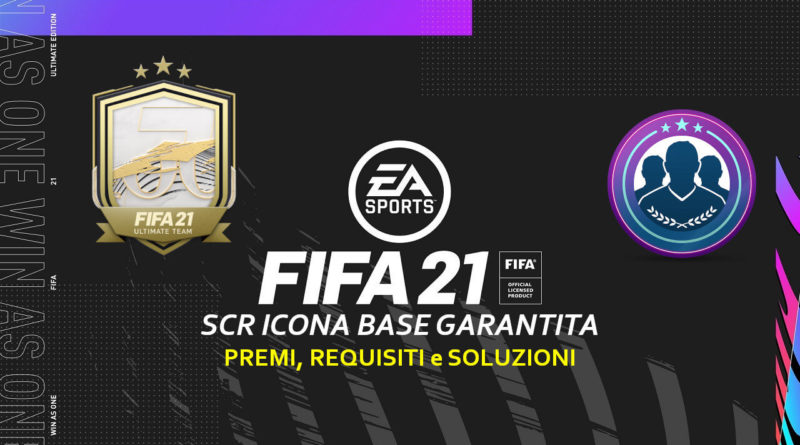 FIFA 21: sfida creazione rosa aggiornamento icona base