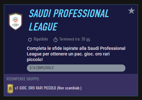 FIFA 21: SBC campionato Saudi Pro League