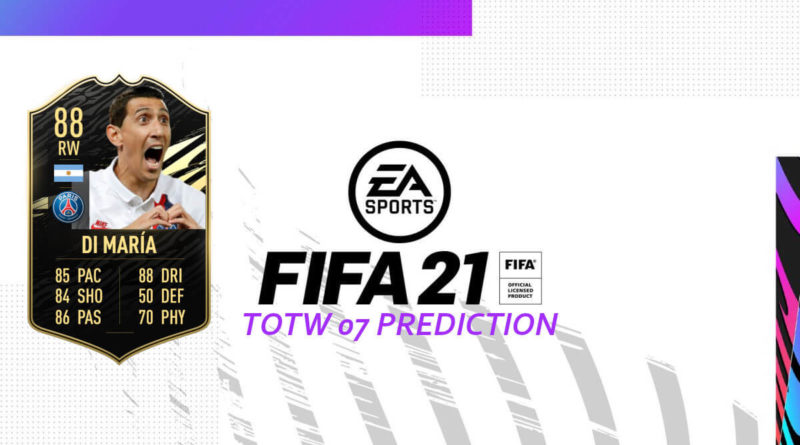 FIFA 21: Team of the Week 07 prediction