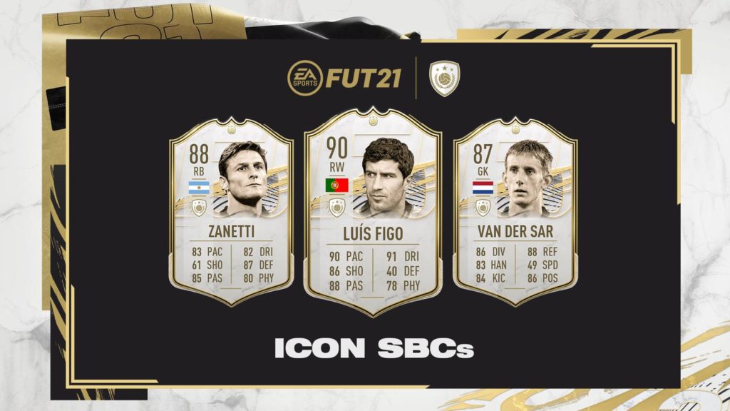 FIFA 21 Icon SBC: Zanetti, Figo e Van Der Sar