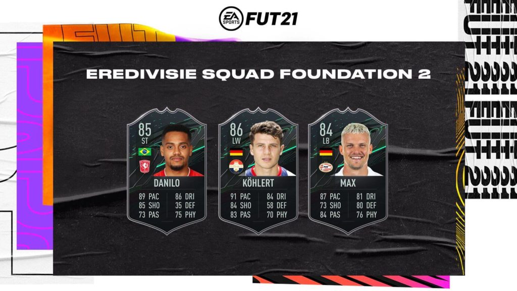 FIFA 21: Eredivisie squad foundation 2, player objectives