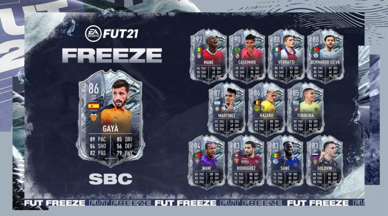 FIFA 21: Gaya FUT Freeze SBC