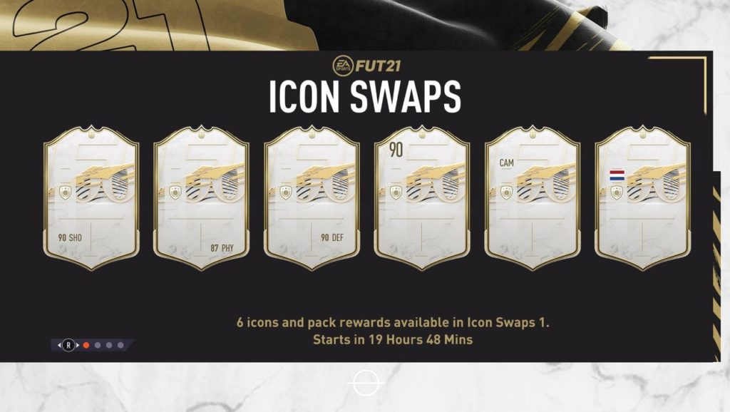 FIFA 21: Icon Swap SET 1, 6 icone