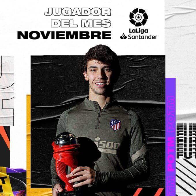FIFA 21: Joao Felix POTM di novembre in Liga Santander