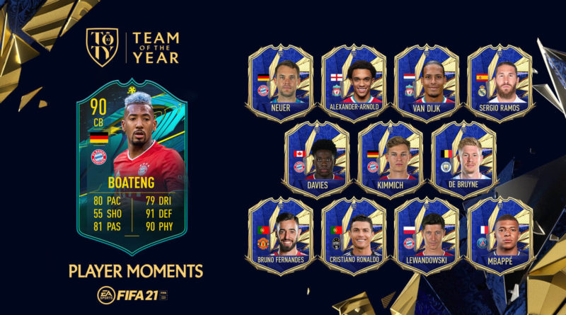 FIFA 21: SCR Boateng Player Moments TOTY