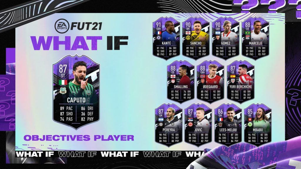 FIFA 21: Caputo What IF player objective