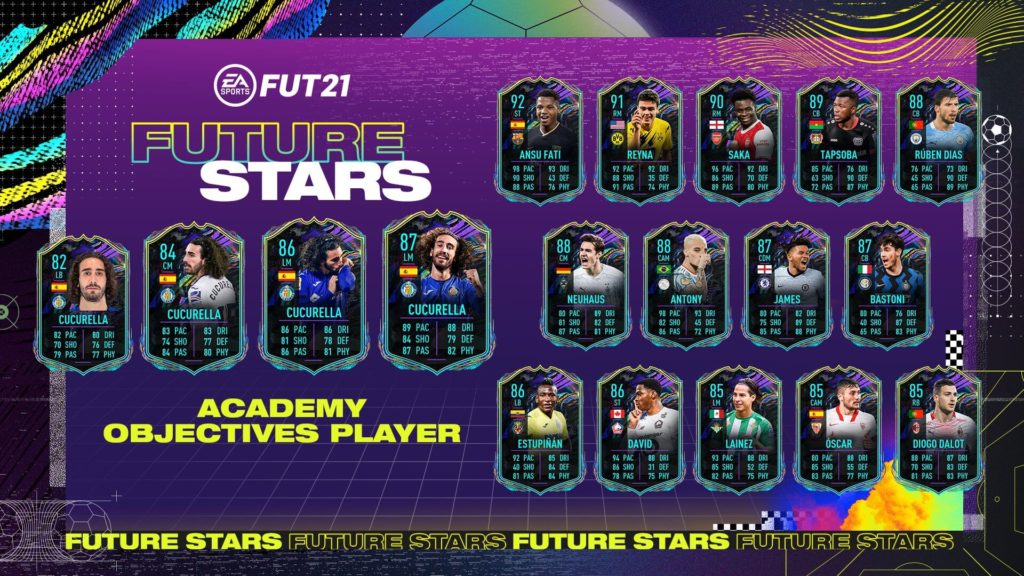 FIFA 21: Cucurella Future Stars academy player objective