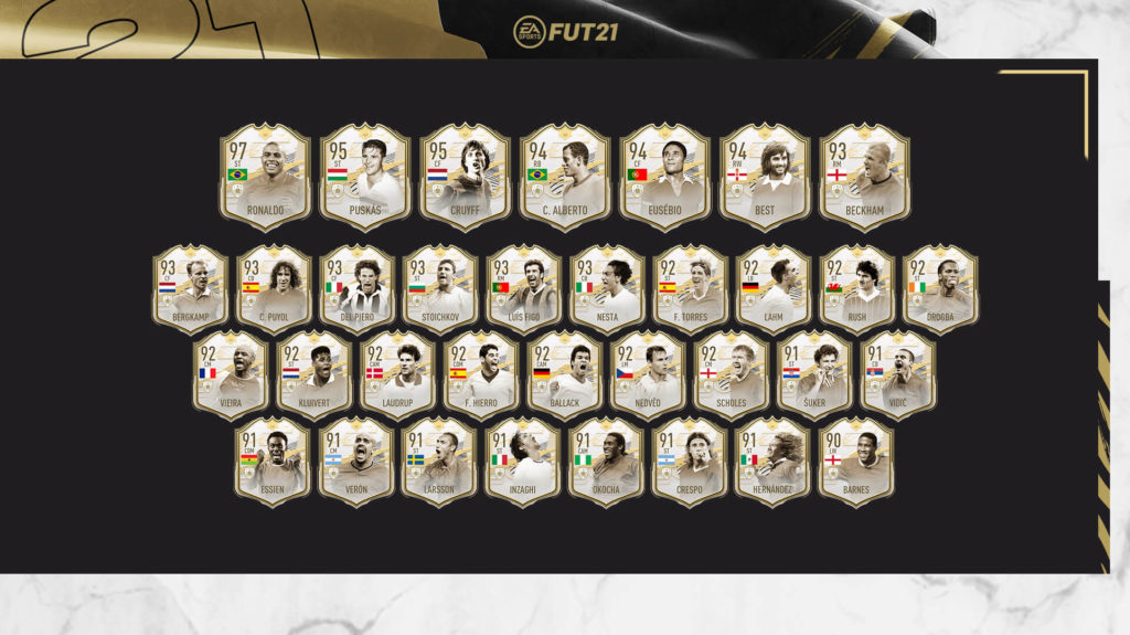 FIFA 21: Icon Prime Moments batch 1