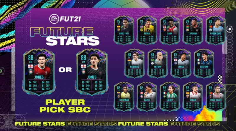 FIFA 21: Jones Future Stars SBC