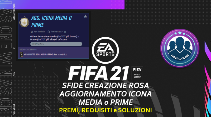 FIFA 21: SCR aggiornamento icona media o prime