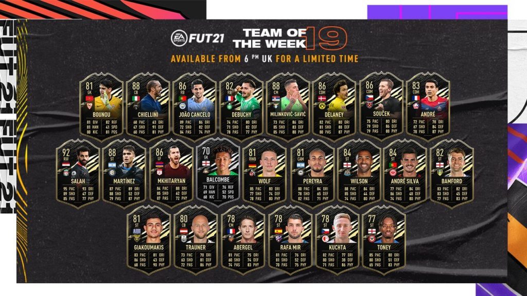 FIFA 21: TOTW 19