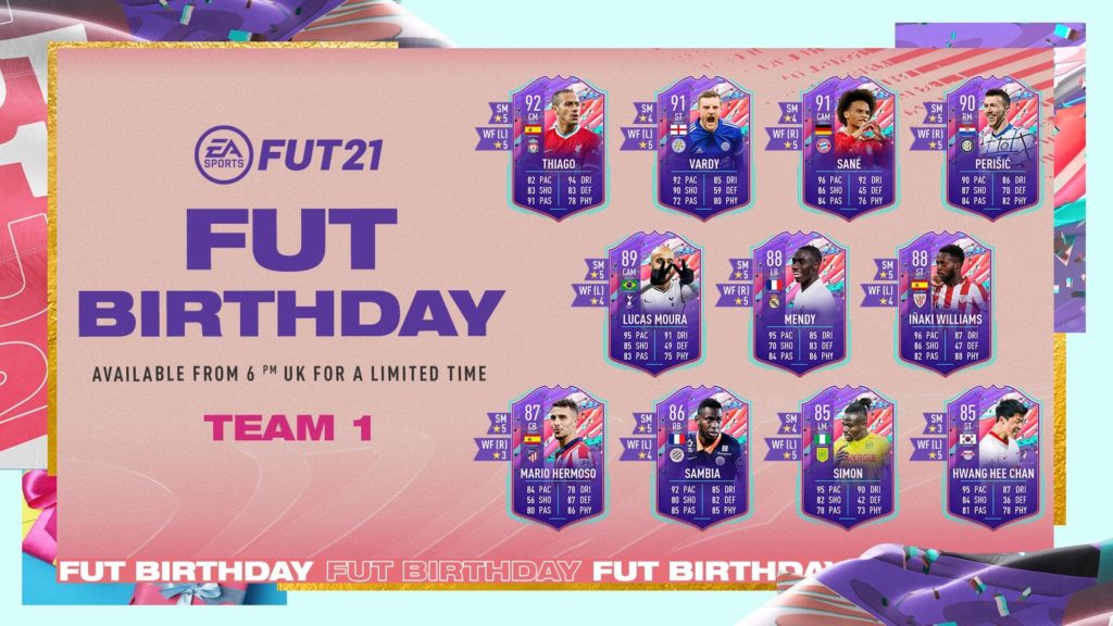 FIFA 21: FUT Birthday TEAM 1