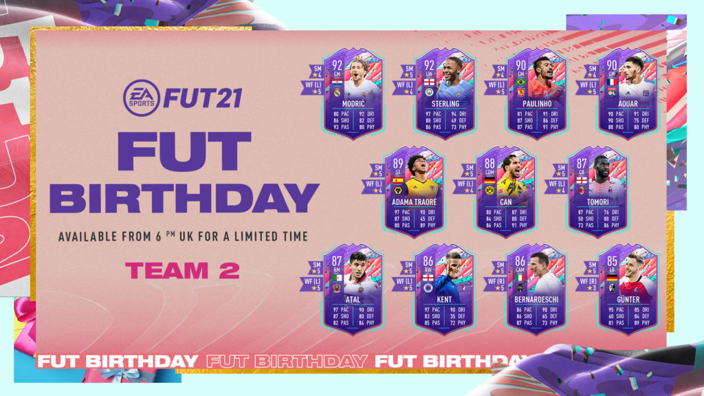 FIFA 21: FUT Birthday team 2
