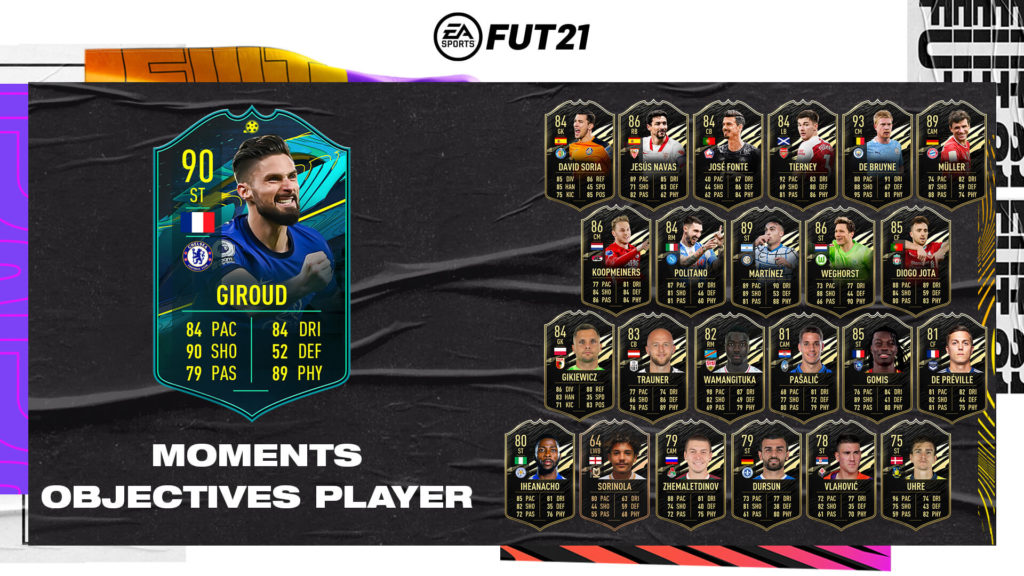 FIFA 21: Giroud player moments via obiettivi