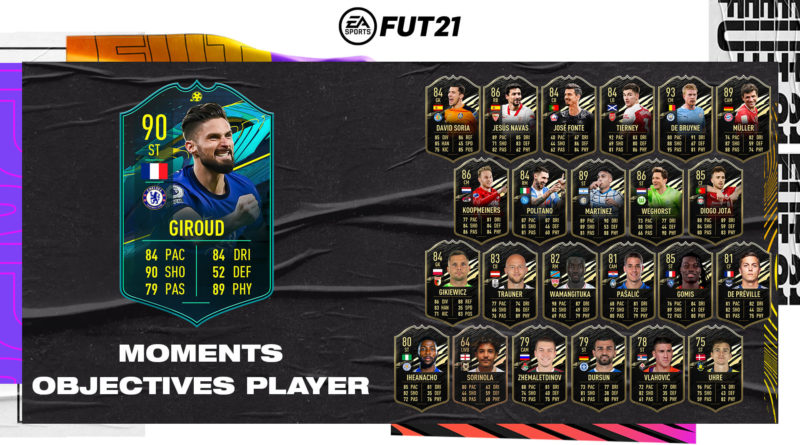 FIFA 21: Giroud player moments via obiettivi