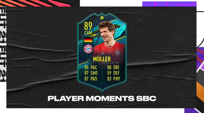 FIFA 21: Thomas Muller player moments 89 SBC