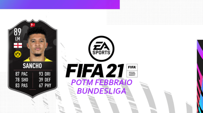 FIFA 21: SCR Jadon Sancho Bundesliga POTM
