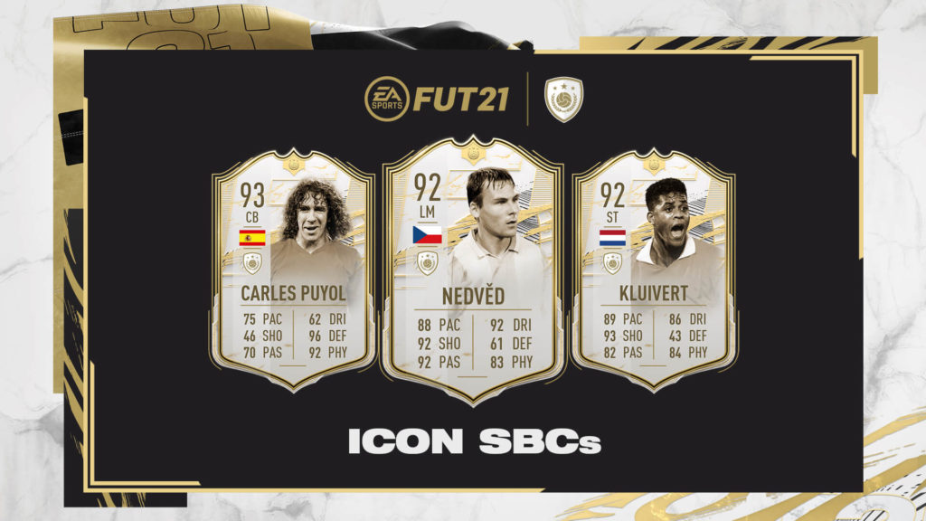FIFA 21: Puyol, Nedved e Kluivert Icon SBC