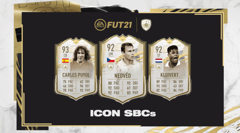 FIFA 21: Puyol, Nedved e Kluivert Icon SBC