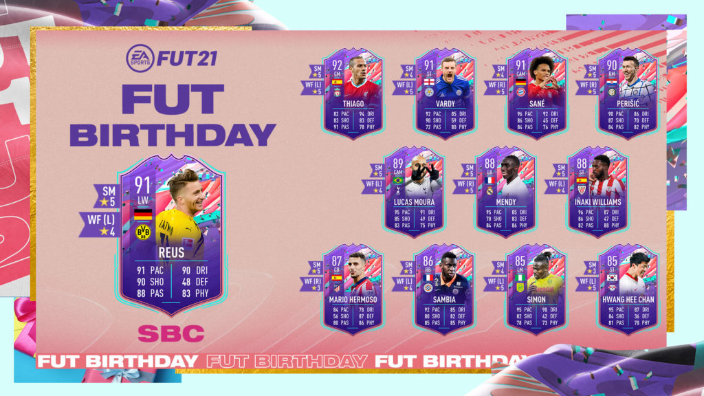 FIFA 21: Marco Reus FUT Birthday SBC