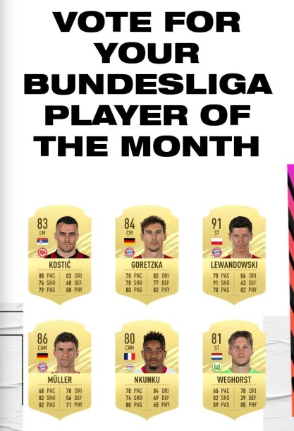 FIFA 21: candidati POTM di marzo in Bundesliga