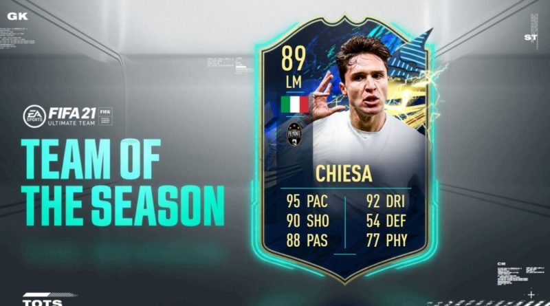 FIFA 21: Federico Chiesa 89 TOTS SBC