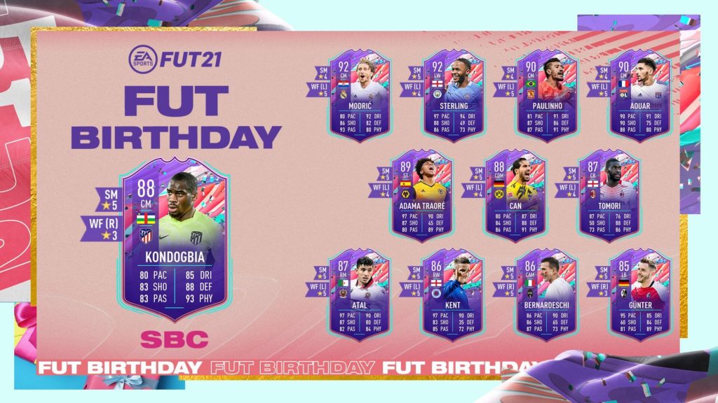 FIFA 21: Kondogbia FUT Birthday SBC