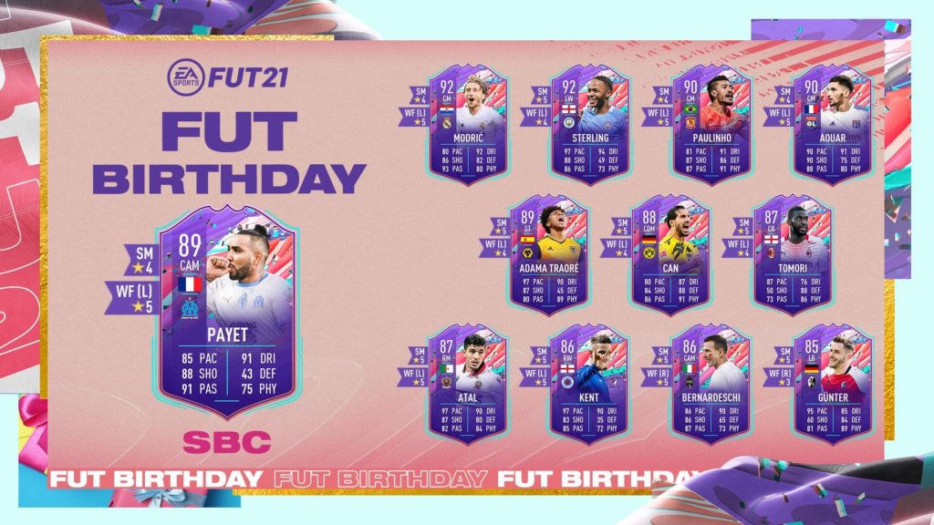 FIFA 21: Payet FUT Birthday SBC