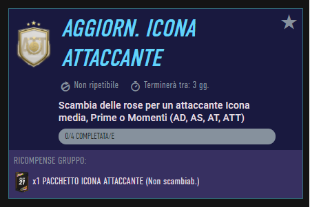 FIFA 21: aggiornamento icona attaccante