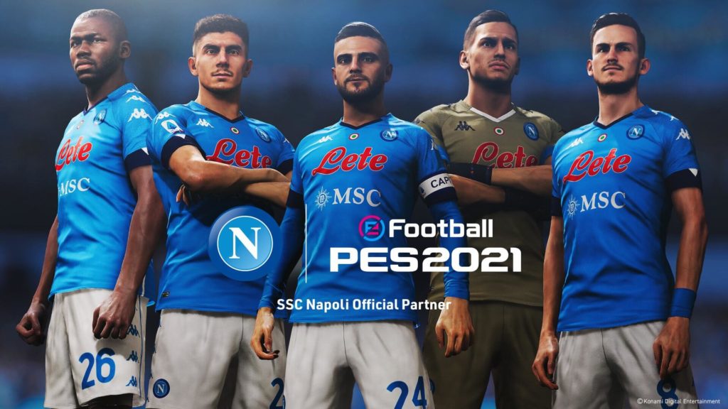 Licenza ufficiale del SSC Napoli su PES da FIFA 23