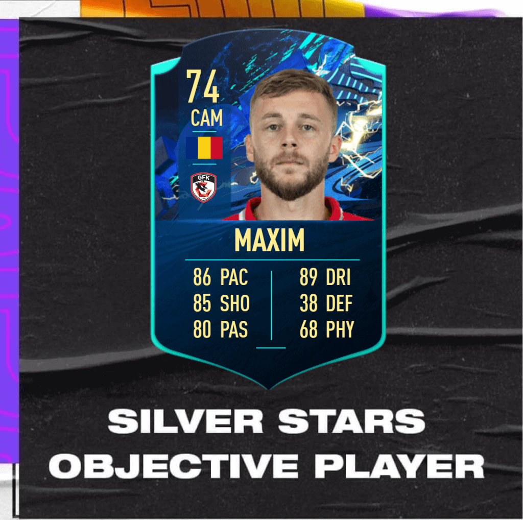 FIFA 21: Maxim Silver Stars player objective TOTS Moments