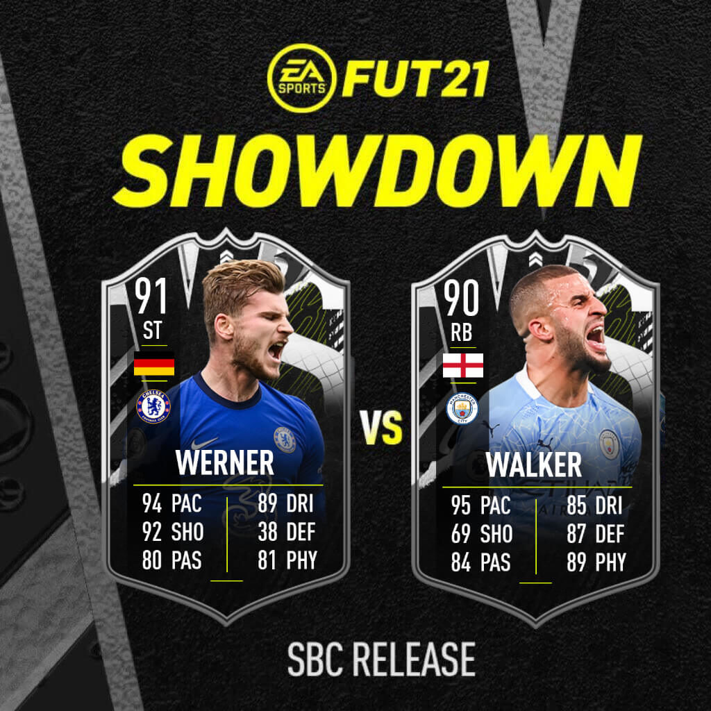 FIFA 21: Walker Vs Werner Showdown SBC