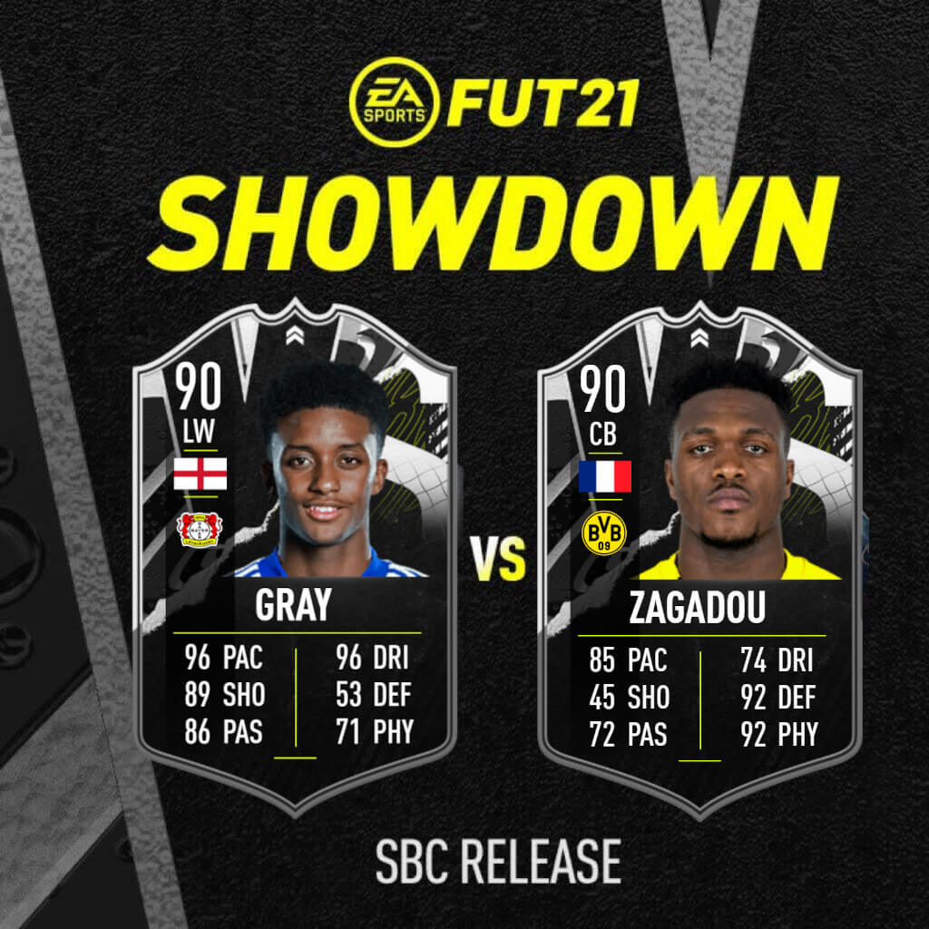 FIFA 21: Zagadou Vs Gray showdown SBC