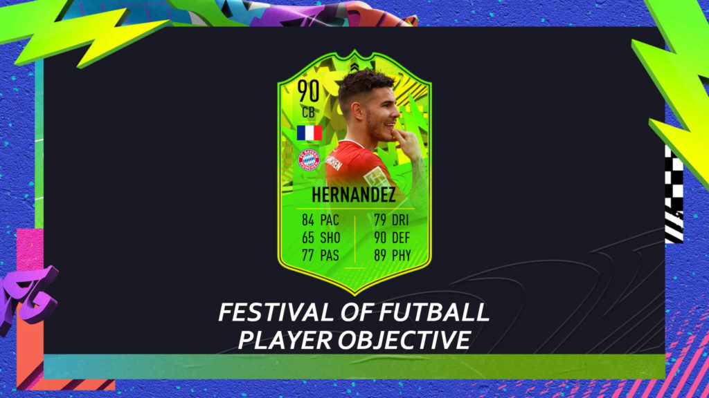 FIFA 21: Lucas Hernandez Path to Glory player objective