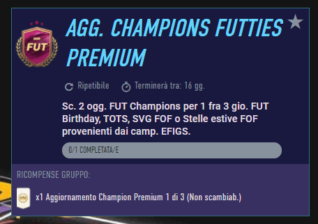 FIFA 21: SCR aggiornamento Champions Premium Futties