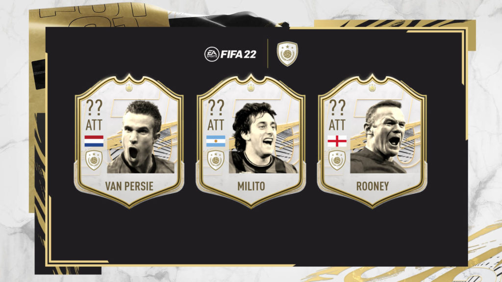 FIFA 22: Van Persie, Milito e Rooney icon