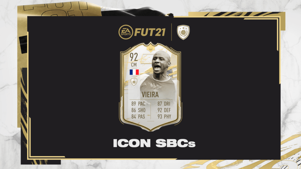 FIFA 21: Vieira icon SBC