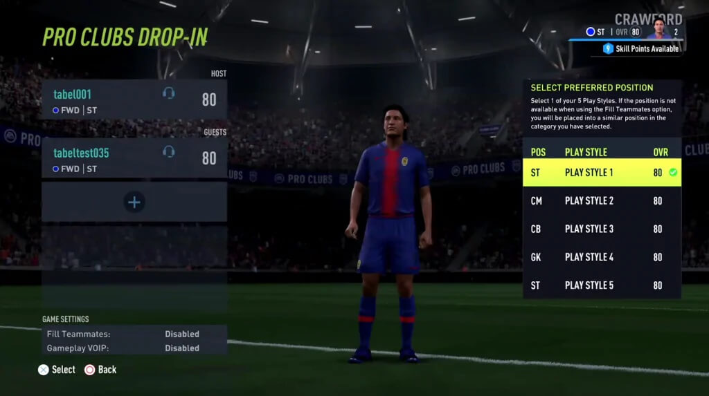 FIFA 22 PRO Club: drop-in