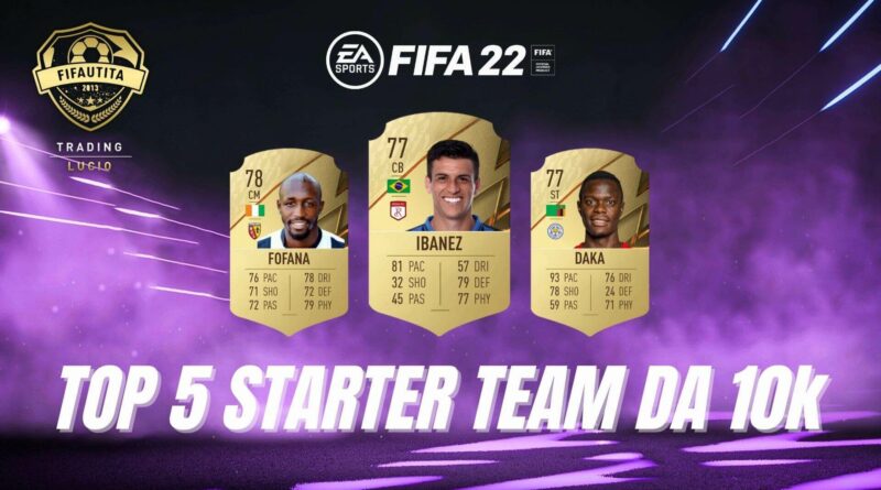 FIFA 22: TOP 5 cheap starter team