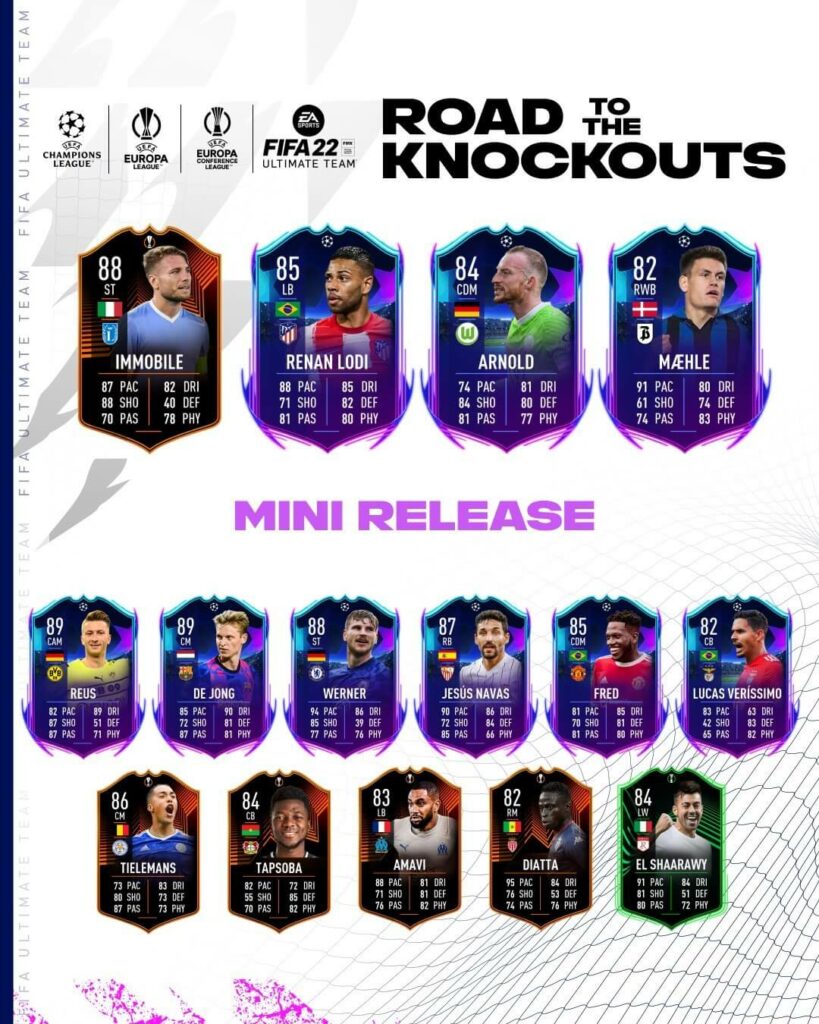 FIFA 22: Road to the Knockouts team 2 mini release