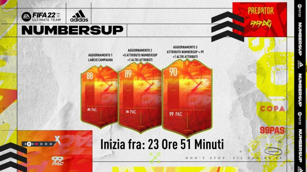 FIFA 22: Adidas promo, NumbersUP upgrade