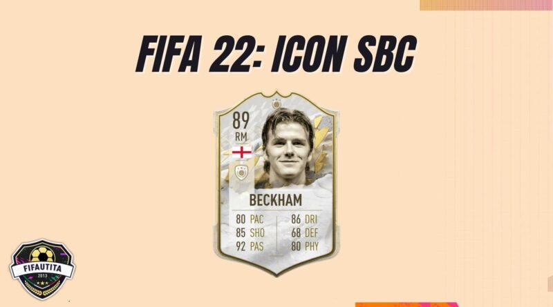 FIFA 22: David Beckham medium icon SBC