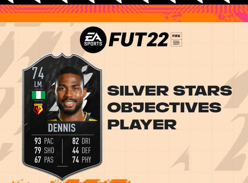 FIFA 22: Dennis TOTW 10 silver stars player objective