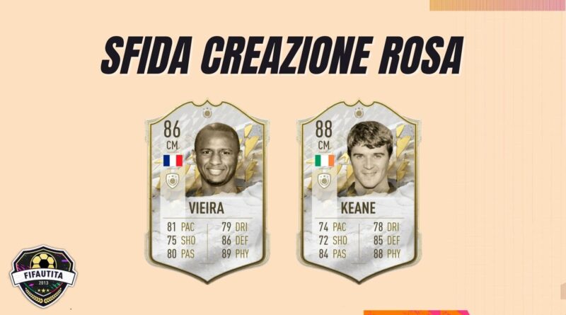 FIFA 22: Keane e Vieira Icon SBC
